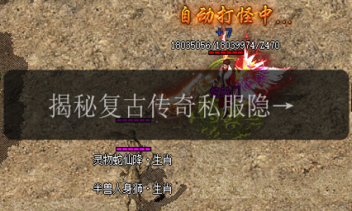 揭秘复古传奇私服隐身术的神奇威力